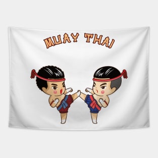 Muay Thai Opponents Tapestry