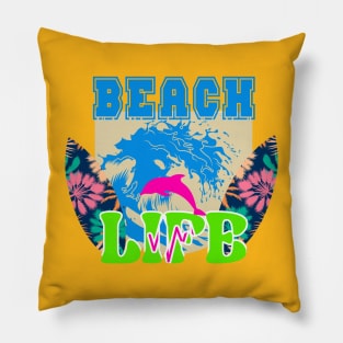 Beach Life Design Pillow