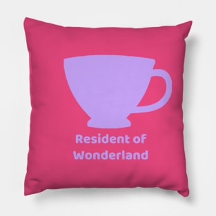 Resident of Wonderland Pillow