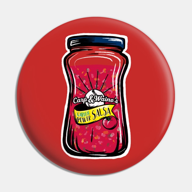 Carp & Waino's Garden Power Salsa Pin by PaybackPenguin