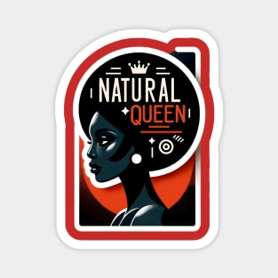 Black Women Matter  - Natural Queen African American Pride Magnet