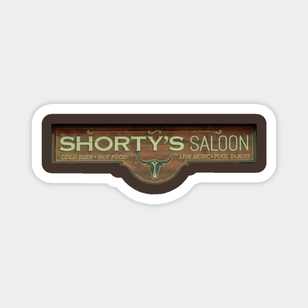 Shorty's Saloon Magnet by pasnthroo