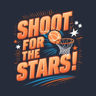 Shoot for the Stars! Sports-Themed T-Shirt