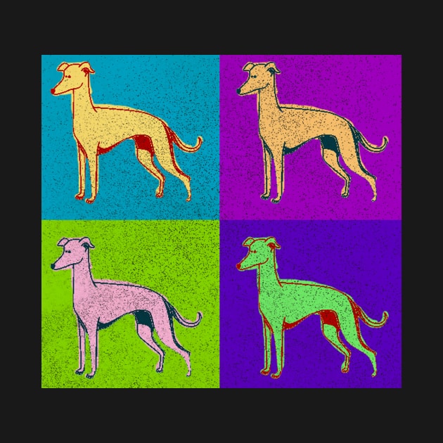Greyhound Dog Lover Best Pop Art Style Design Dog Gift Owner by joannejgg