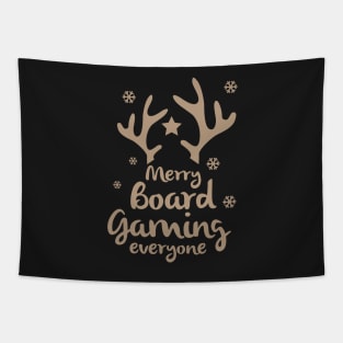 Merry Board Gaming Everyone - Board Games Design - Gaming Art Tapestry