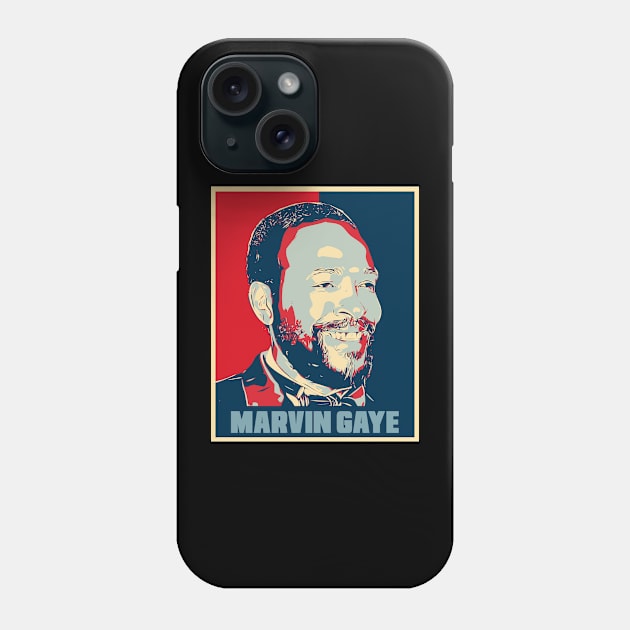 Marvin Gaye Hope Poster Art Phone Case by Odd Even