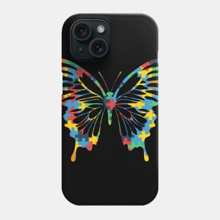 Butterfly Autism Awareness Amazing Puzzle Gift Phone Case