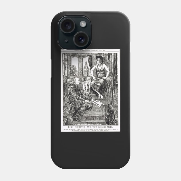 Votes for Women Punch cartoon 1908 Phone Case by artfromthepast