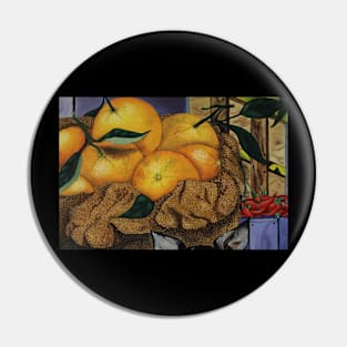 Sack of oranges Pin