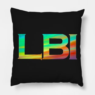 Long Beach Island LBI Painting Letters Pillow