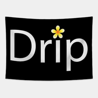 Drip typography design Tapestry