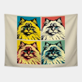 Ragamuffin Pop Art - Cat Lovers Tapestry