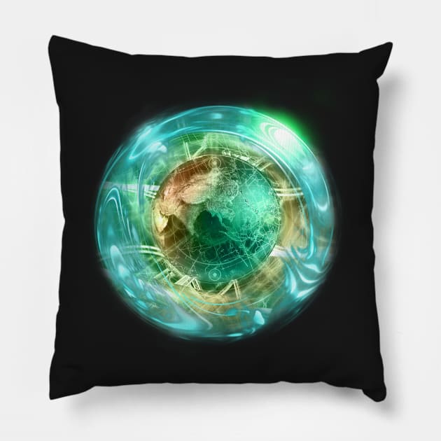 Water World Pillow by TinBennu