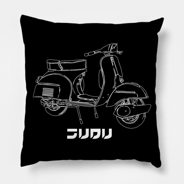 FLCL Scooter Anime Shirt Pillow by waveformUSA