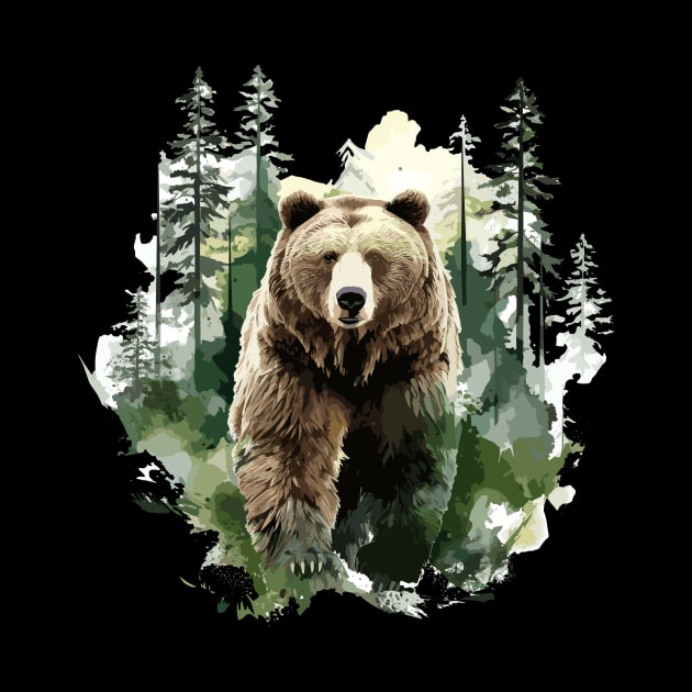 Grizzly Bear Animal Beauty Nature Wildlife Discovery by Cubebox