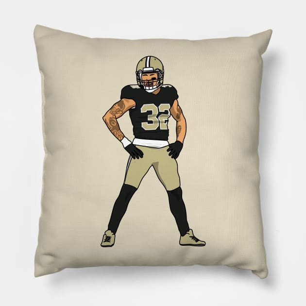 tyrann and new orleans Pillow by rsclvisual