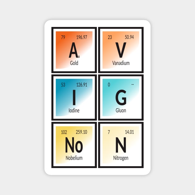 Avignon City of Elements Magnet by Maozva-DSGN