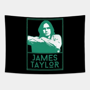 James taylor\\retro fan artwork Tapestry