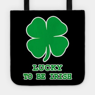 Lucky to be Irish Gift Shamrock St. Patrick's Day Tote