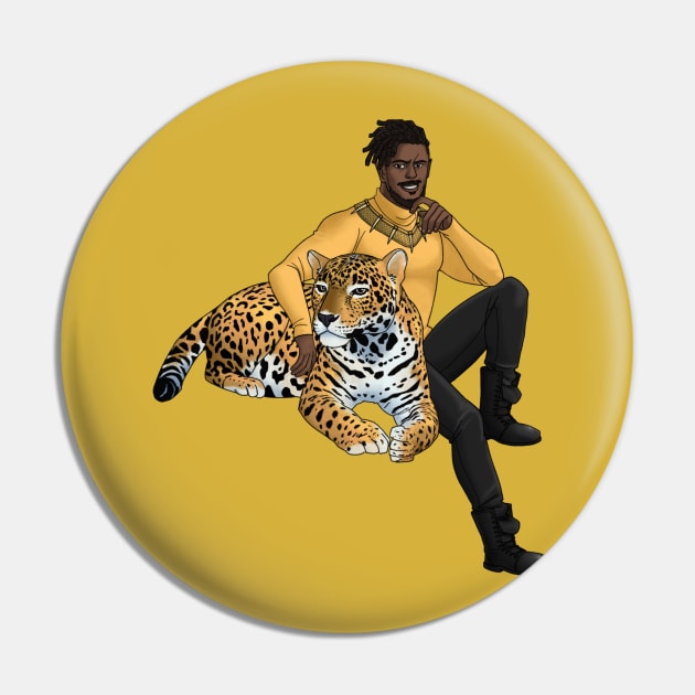 Golden Jaguar Pin by pencilhead7