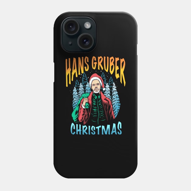 Hans Gruber - Die hard Phone Case by littlepdraws