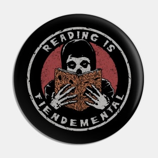 'READING IS FIENDEMENTAL" Pin