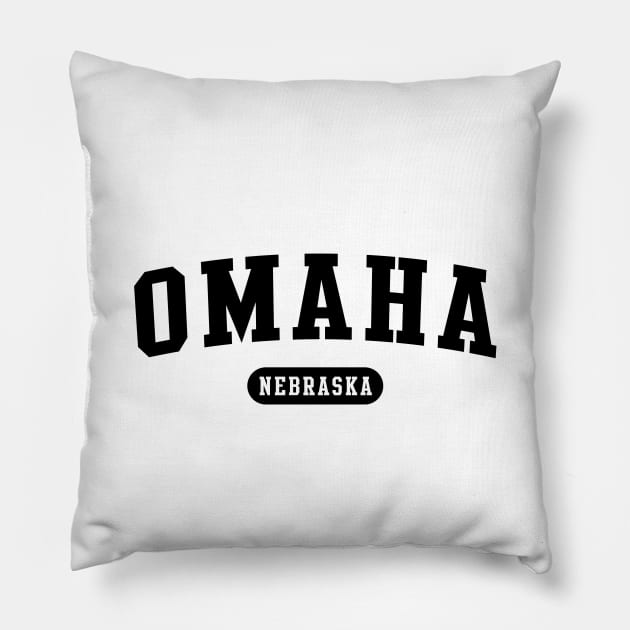 Omaha, NE Pillow by Novel_Designs