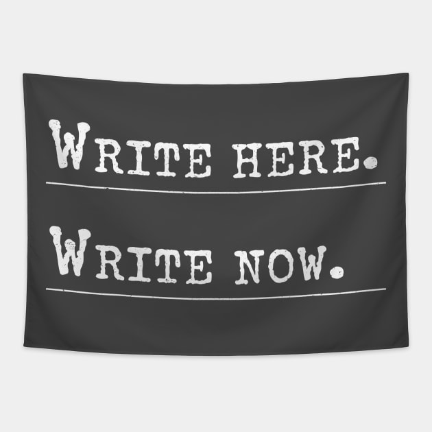 Write here. Write now. Tapestry by orumcartoons