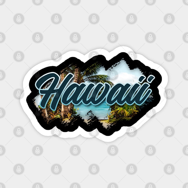 Hawaii honeymoon trip. Perfect present for mom mother dad father friend him or her Magnet by SerenityByAlex