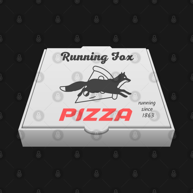 Running fox pizza by Shirt Vibin