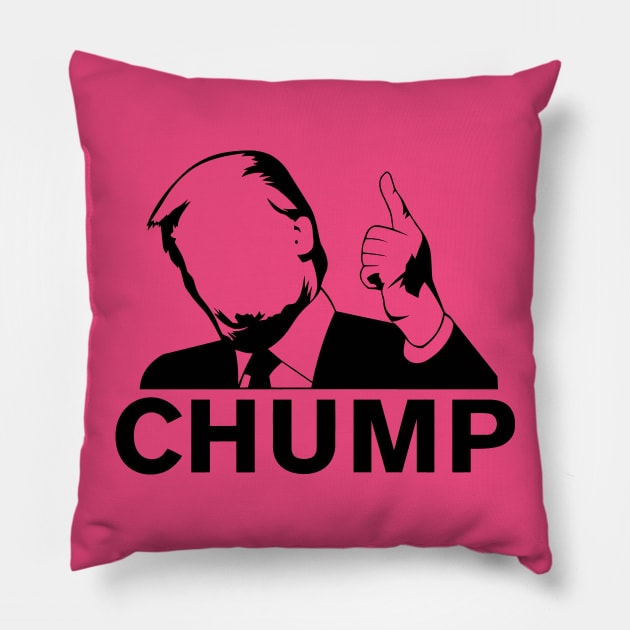 Trump the Chump Pillow by MayhemInMayberry