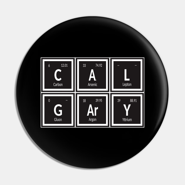 Calgary Periodic Table Pin by Maozva-DSGN