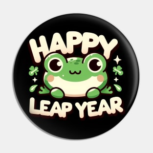 Happy Leap Year - Frog Pin