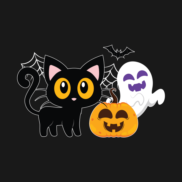 Cute Meowtober T Shirt Funny Halloween Shirt Gifts by LaurieAndrew