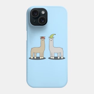 llamas with hats. Phone Case