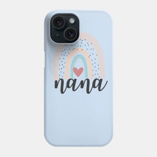 Pastel Rainbow Nana Phone Case