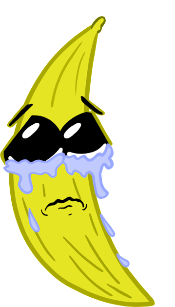 Lonely Crying Banana You Hurt My Peelings Kids T-Shirt by SubtleSplit