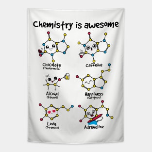 chemistry is awesome Tapestry