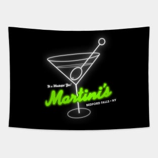 Martini's It's a Wonderful Bar! Tapestry