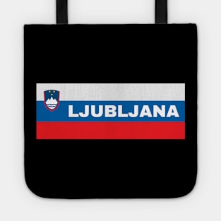 Ljubljana City in Slovenian Flag Tote