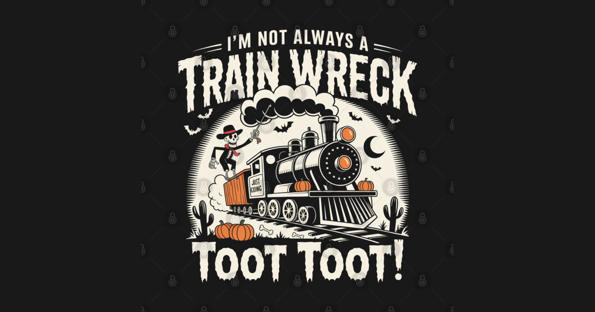 I'm Not Always A Train Wreck Just Kidding Toot Toot Im Not Always A