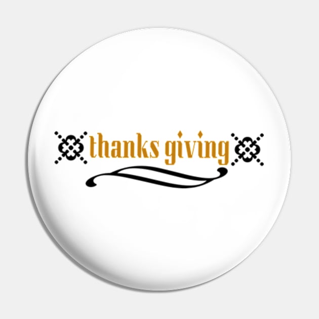 Thanks Giving Pin by Shop Ovov