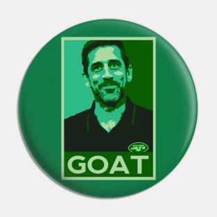 Aaron Rodgers GOAT Pin