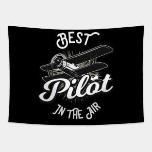 Best Pilot In The Air Tapestry