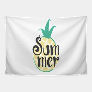 Cute Summer Season With Pineapple Tapestry