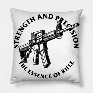 the essence of rifle Pillow