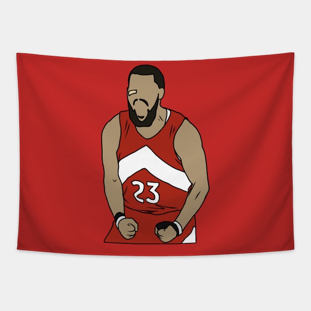 Fred VanVleet Celebration Tapestry by rattraptees