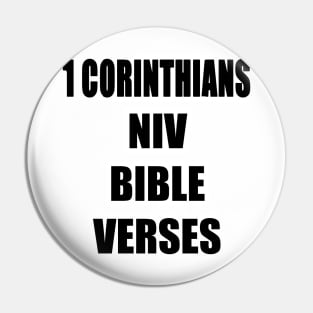 1 CORINTHIANS NIV BIBLE VERSES Pin