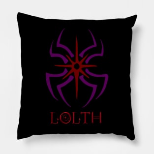 Symbol of Lolth DnD Goddess of Darkness and Drows. Baldurs gate 3. Pillow