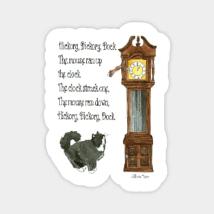 Daily Doodle 12-Hickory Dickory Dock Magnet